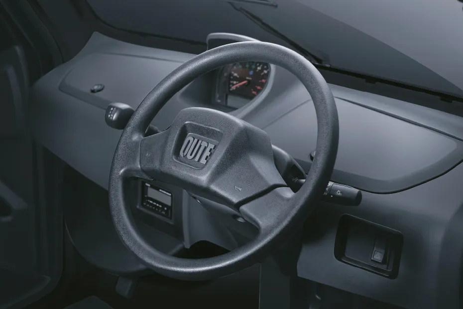 Bajaj Qute Interior — Steering Wheel