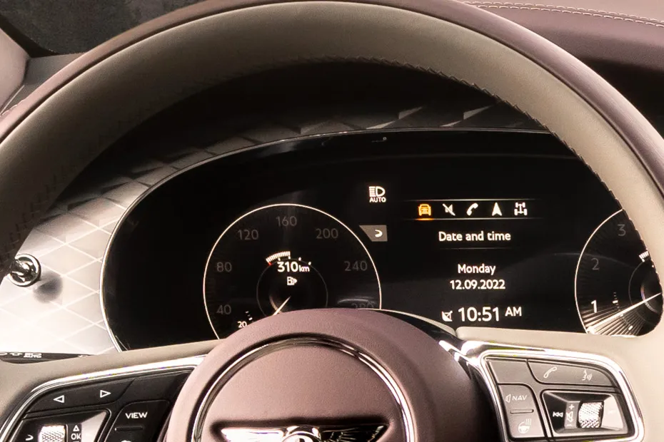 Bentley Bentayga EWB Interior — Instrument Cluster