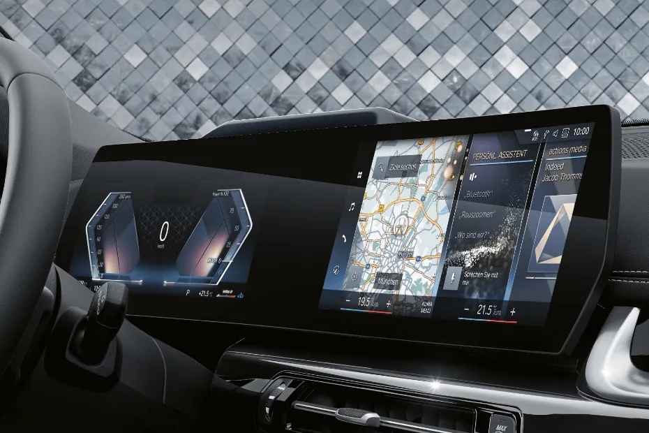 BMW X1 Interior — Infotainment System Main Menu