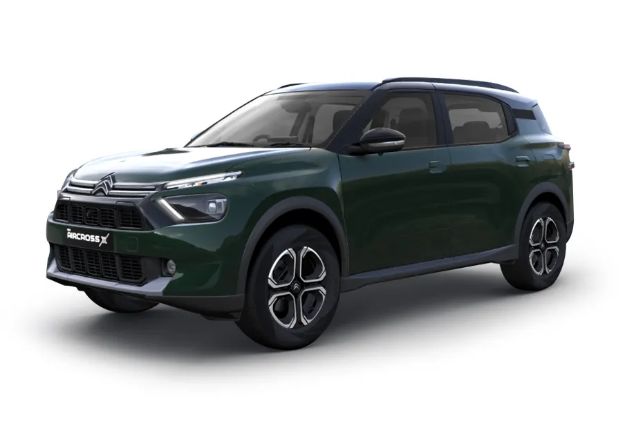 Citroen Aircross — DEEP FOREST GREEN BODY WITH PERLA NERA BLACK ROOF