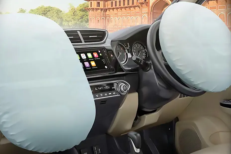 Honda Amaze 2nd Gen Interior — Airbags