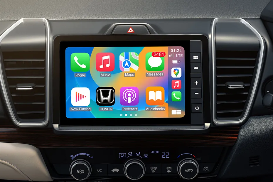 Honda City 2023-2026 Interior — Infotainment System Main Menu