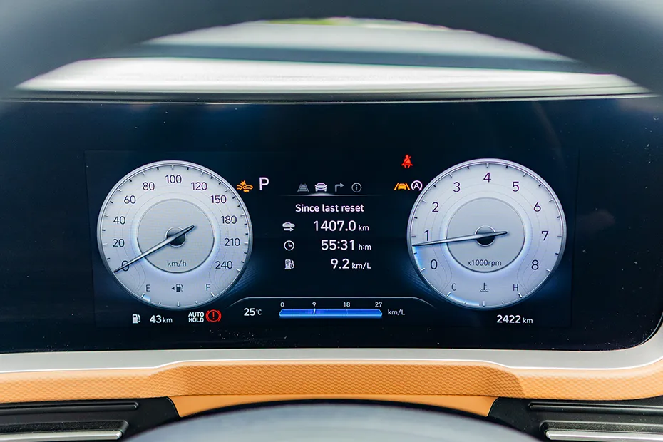 Hyundai Alcazar Interior — Instrument Cluster