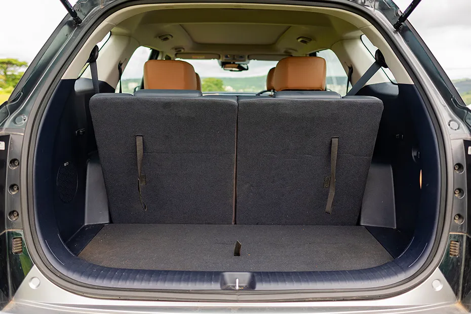 Hyundai Alcazar Interior — Open Trunk