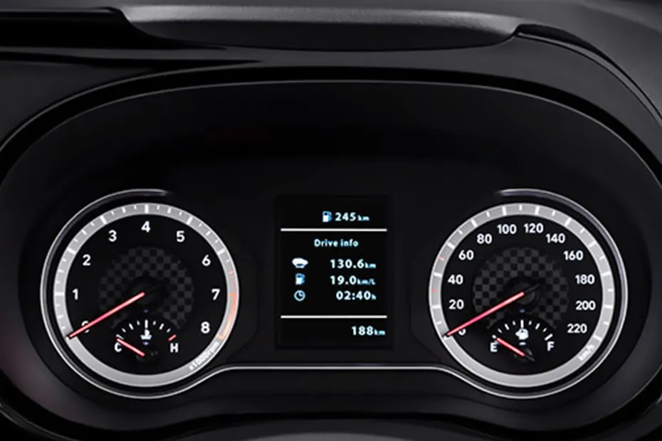Hyundai Aura Interior — Instrument Cluster