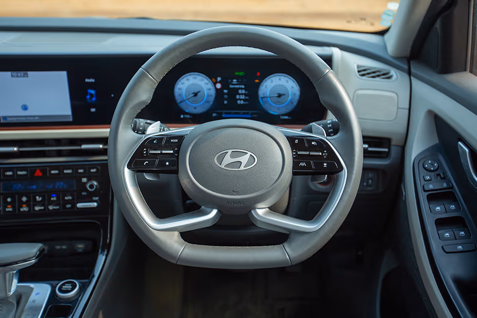 Hyundai Creta Leather D-Cut Steering Wheel