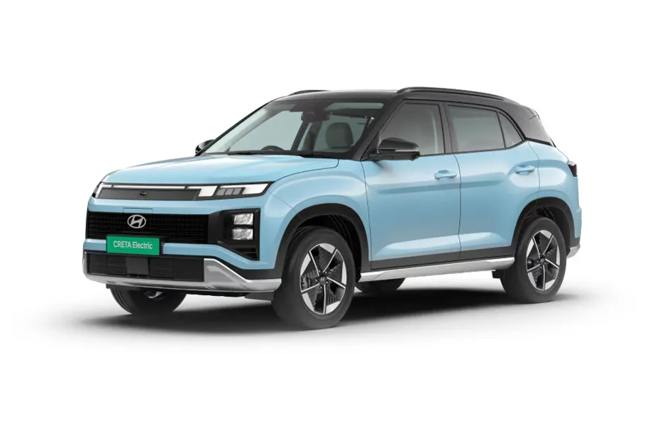 Hyundai Creta Electric — Ocean Blue with Titanium Black Roof
