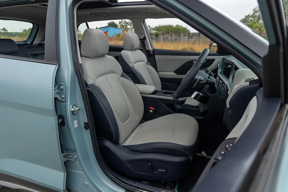 Hyundai Creta Electric Interior — Door View Of Driver Seat