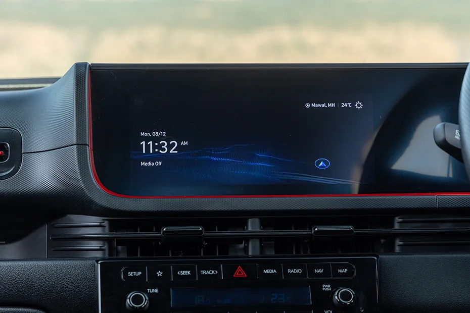 Hyundai Creta N Line Interior — Infotainment System Main Menu