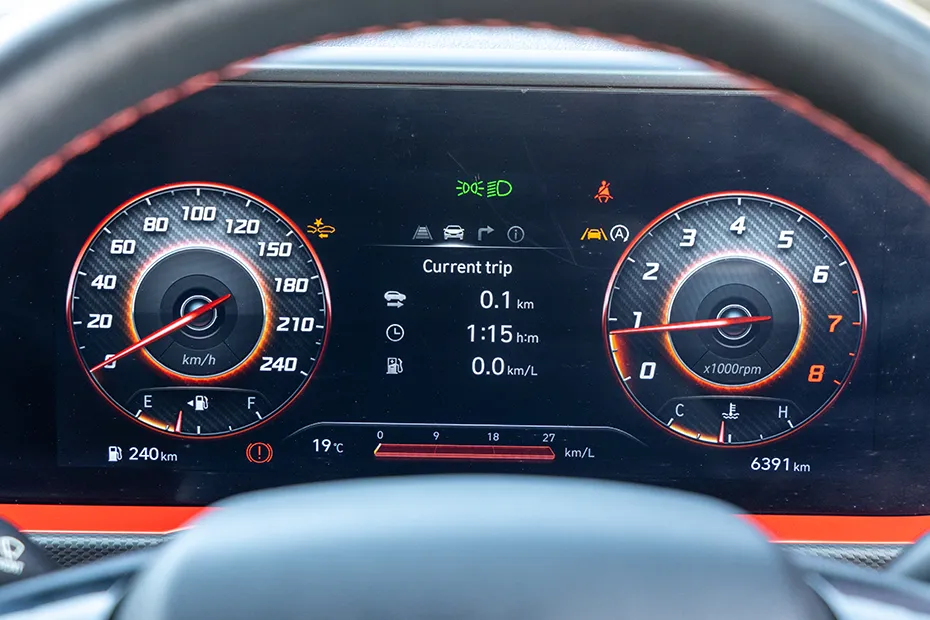 Hyundai Creta N Line Interior — Instrument Cluster