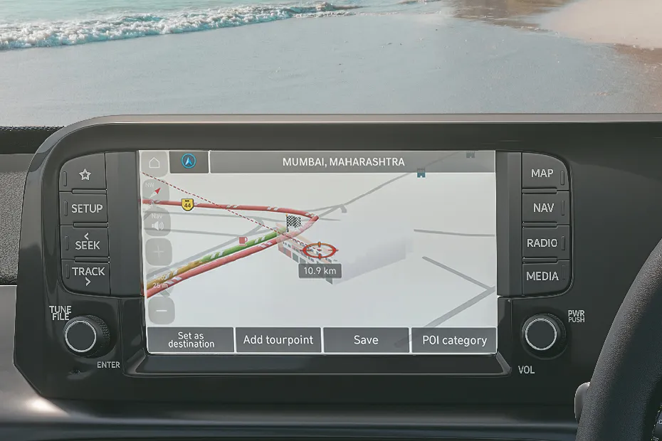 Hyundai Exter 2023-2026 Interior — Infotainment System Main Menu