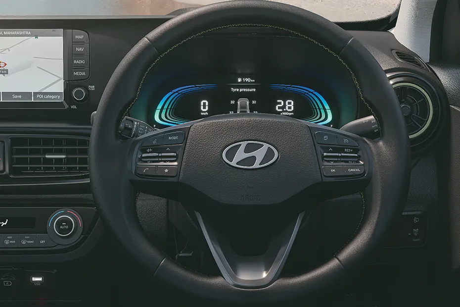 Hyundai Exter 2023-2026 Interior — Steering Wheel
