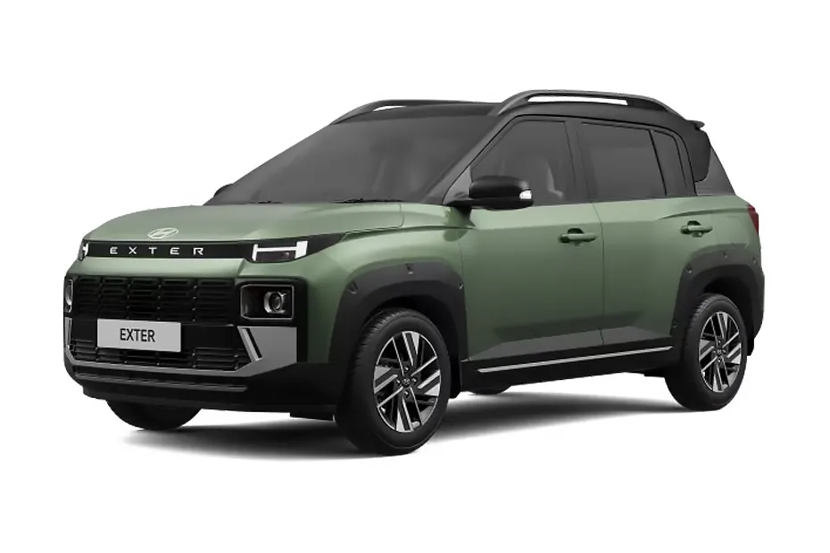 Hyundai Exter — ranger khaki with black roof