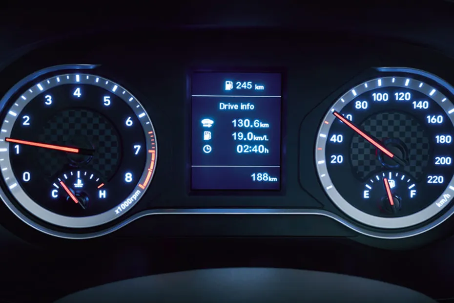 Hyundai Grand i10 Nios Interior — Instrument Cluster