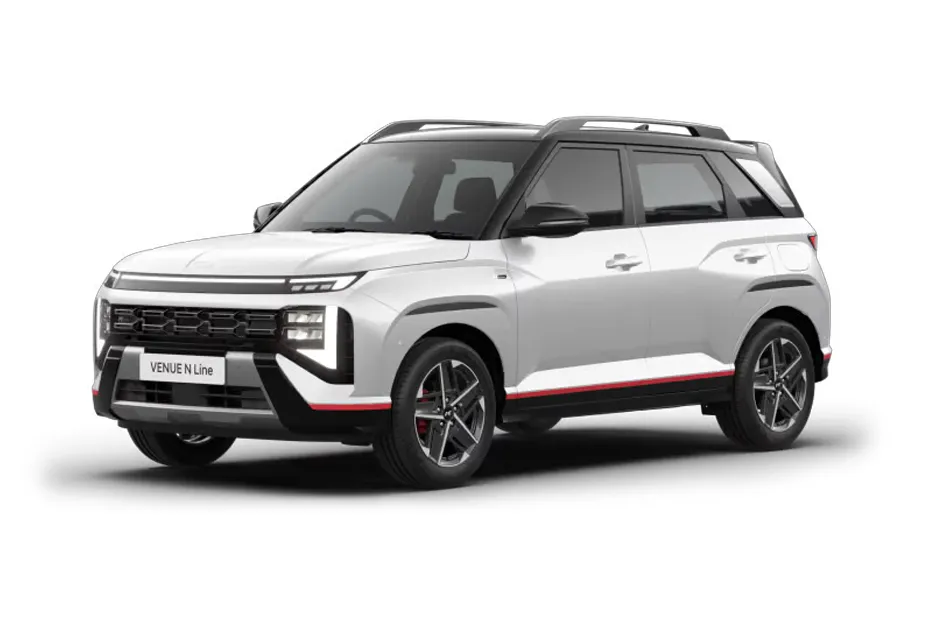 Hyundai Venue N Line — Atlas White with Abyss Black Roof