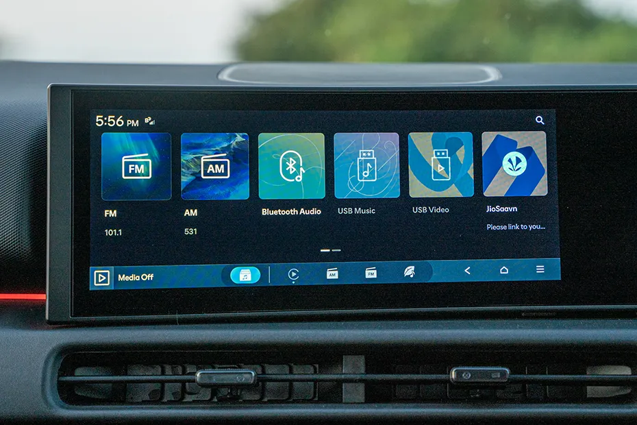 Hyundai Venue N Line Interior — Infotainment System Main Menu