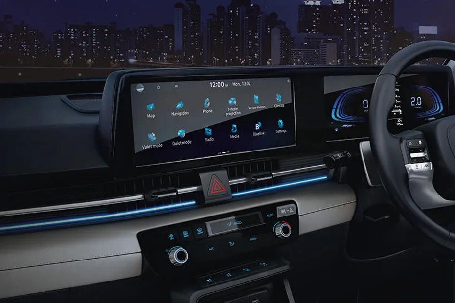 Hyundai Verna 2023-2026 Interior — Infotainment System Main Menu