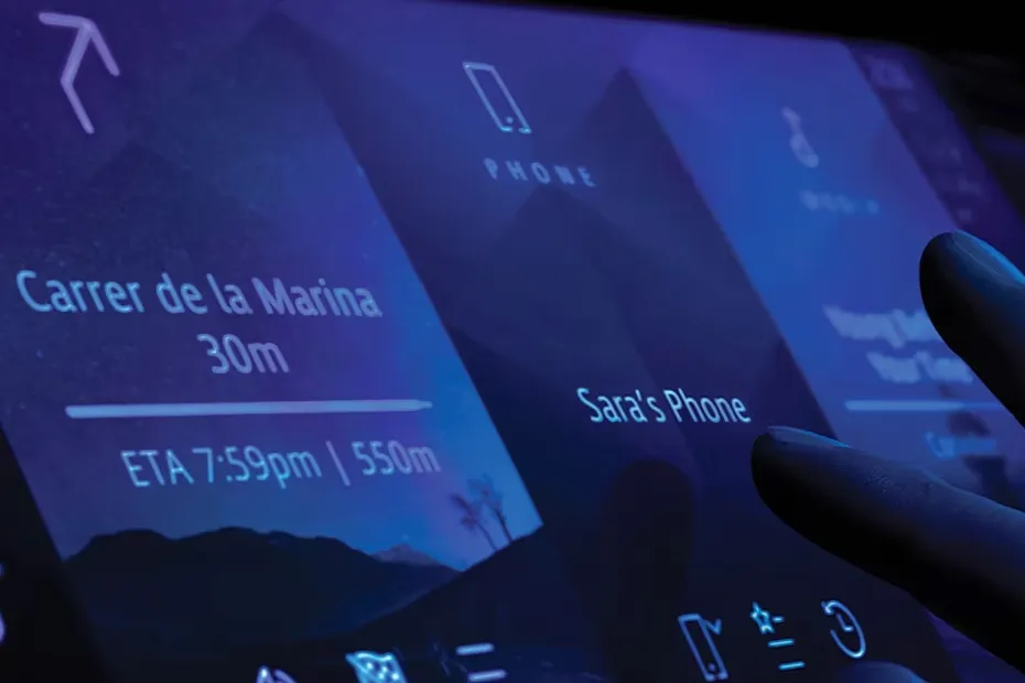 Jaguar I-Pace Interior — Infotainment System Main Menu