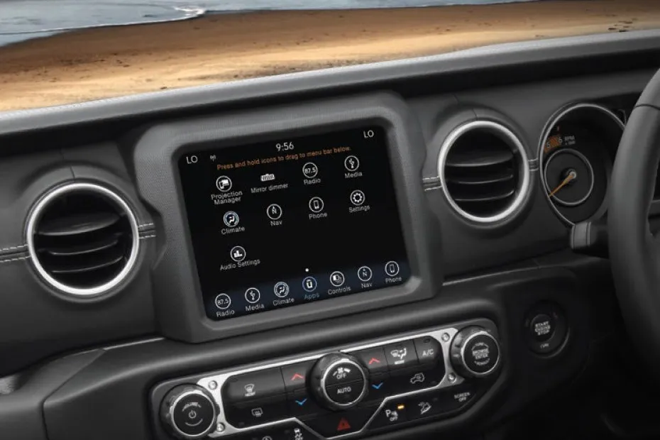 Jeep Wrangler 2023-2024 Interior — Infotainment System Main Menu