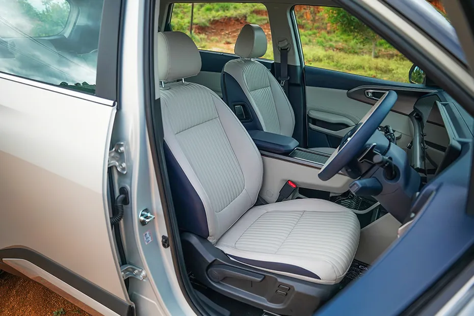 Kia Carens Clavis EV Interior — Door View Of Driver Seat