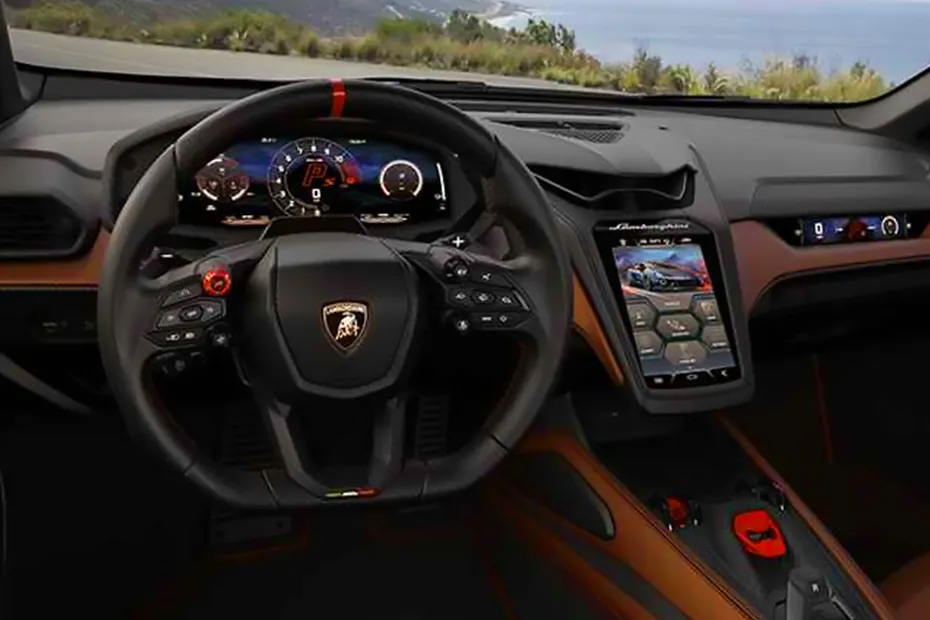 Lamborghini Temerario Interior — Steering Wheel