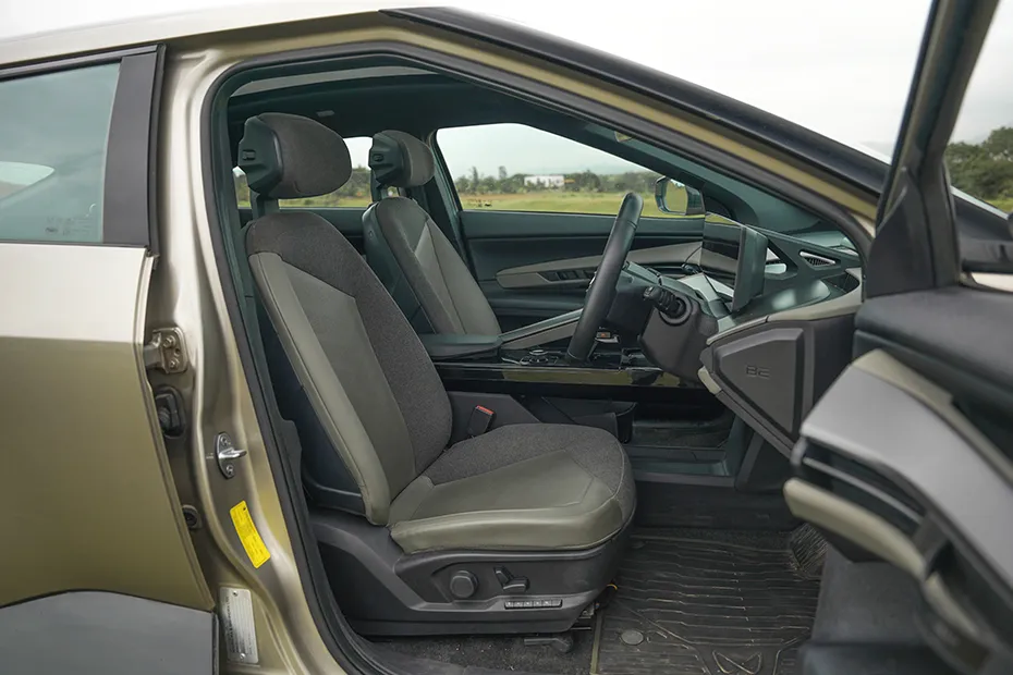 Mahindra BE 6 Interior — Door View Of Driver Seat