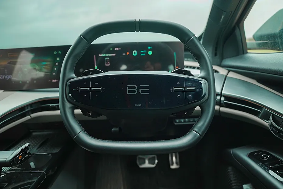 Mahindra BE 6 Interior — Steering Wheel