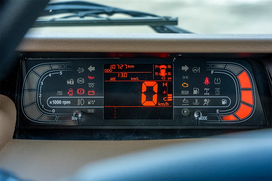 Mahindra Bolero Interior — Instrument Cluster