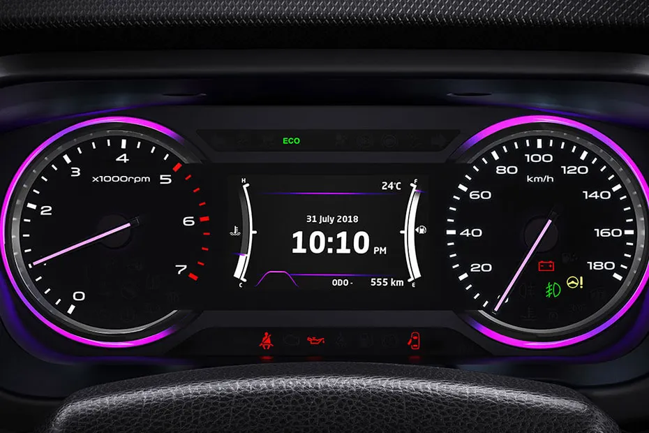 Mahindra Marazzo Interior — Instrument Cluster