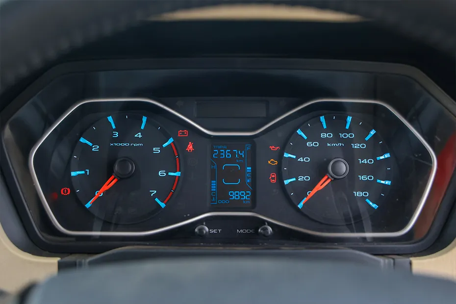 Mahindra Scorpio Interior — Instrument Cluster