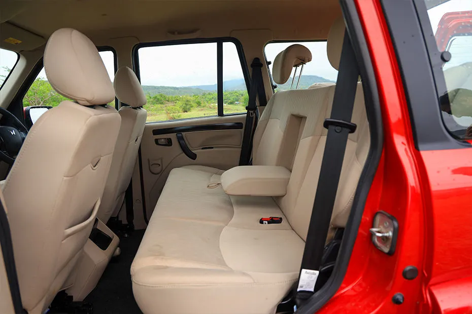 Mahindra Scorpio Interior — Rear Seats