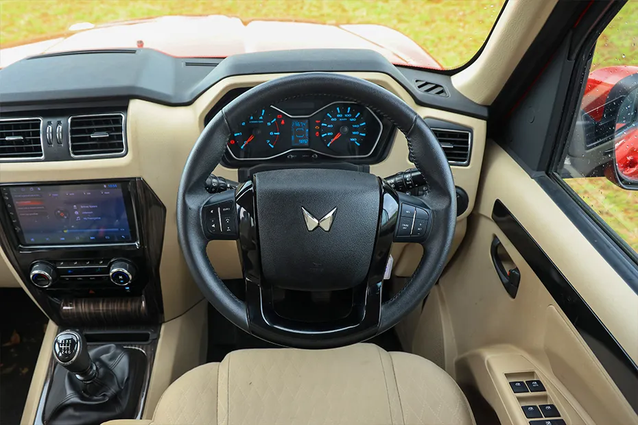 Mahindra Scorpio Interior — Steering Wheel