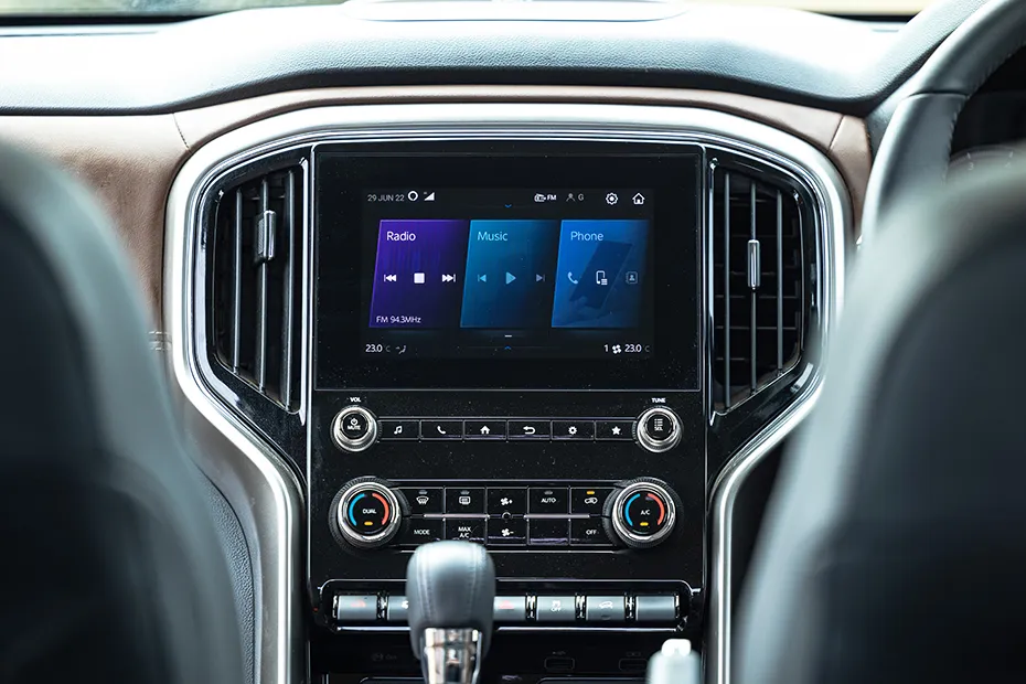 Mahindra Scorpio N Interior — Infotainment System Main Menu
