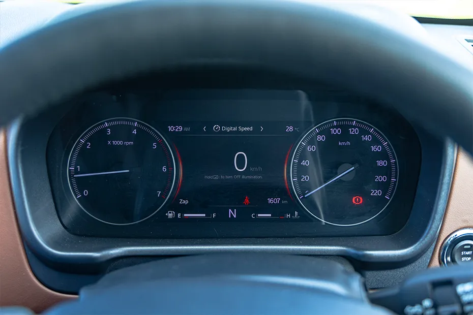 Mahindra Scorpio N Interior — Instrument Cluster
