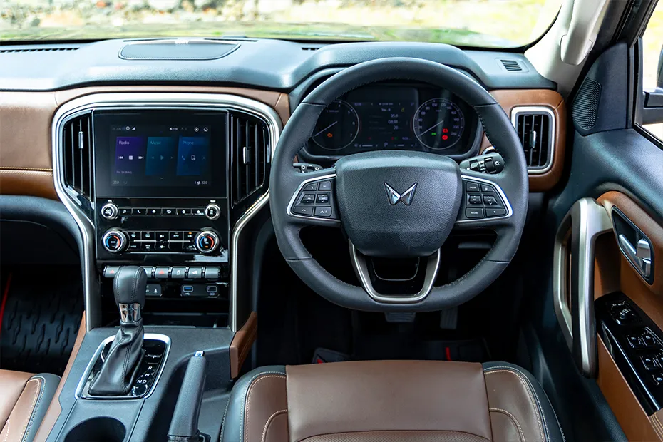 Mahindra Scorpio N Interior — Steering Wheel