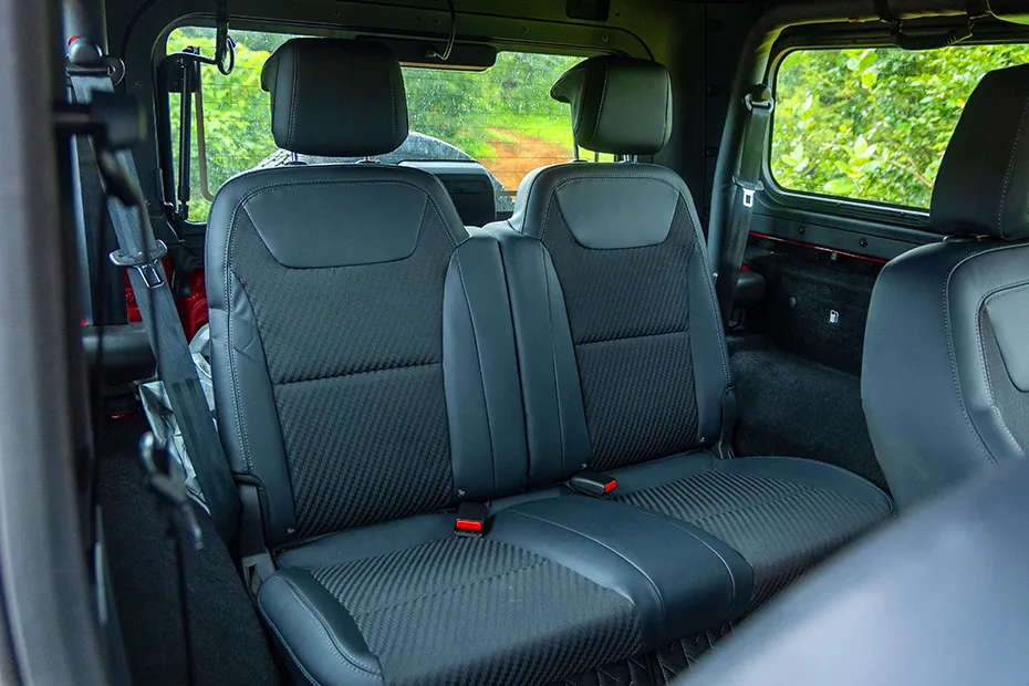 Mahindra Thar Interior — Rear Seats