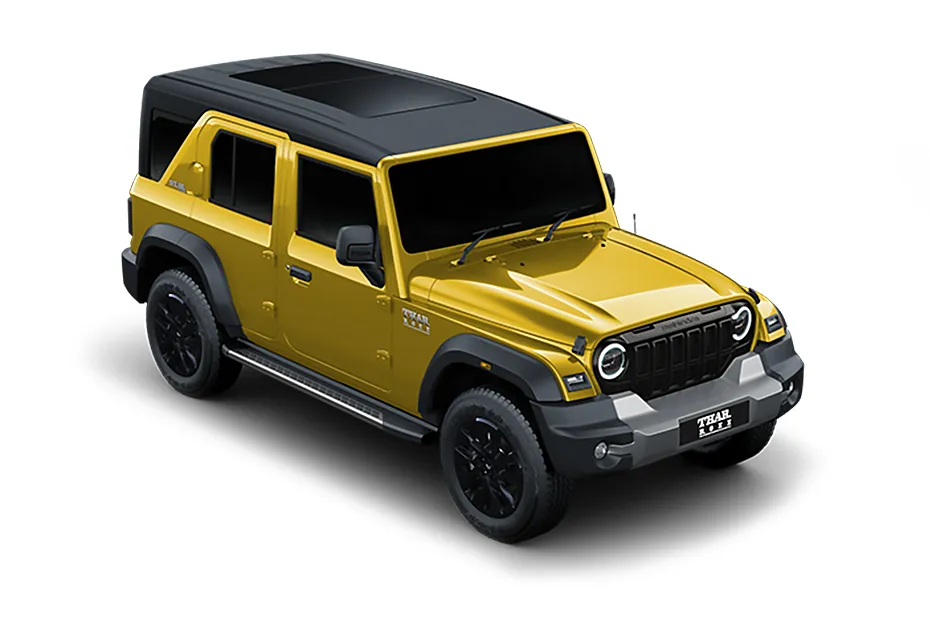 Mahindra Thar ROXX — CITRINE YELLOW