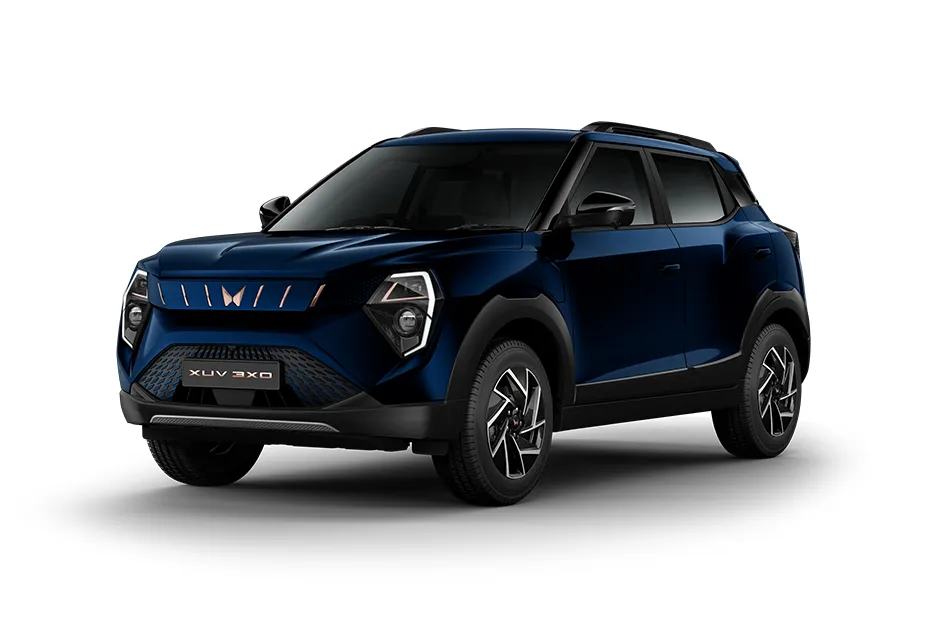 Mahindra XUV 3XO EV — Nebula Blue