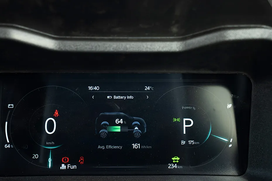 Mahindra XUV 3XO EV Interior — Instrument Cluster