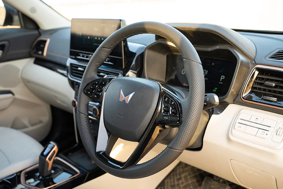 Mahindra XUV 3XO EV Interior — Steering Wheel