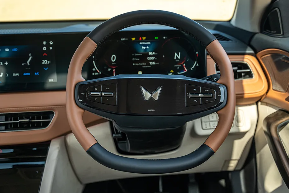 Mahindra XUV 7XO Interior — Steering Wheel