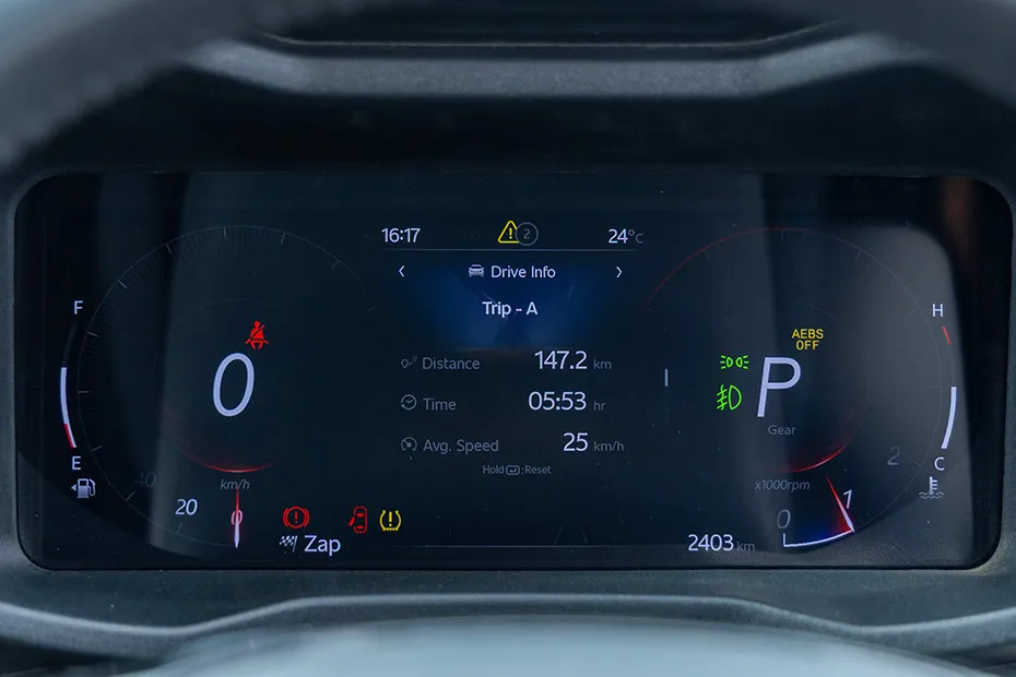 Mahindra XUV 3XO Interior — Instrument Cluster
