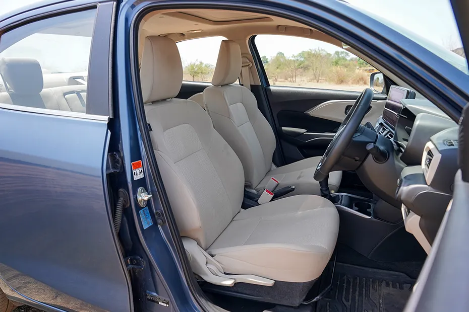 Maruti Suzuki Dzire Interior — Door View Of Driver Seat
