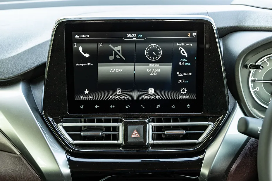 Maruti Suzuki Fronx Interior — Infotainment System Main Menu