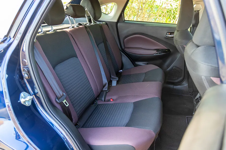 Maruti Suzuki Fronx Interior — Rear Seats