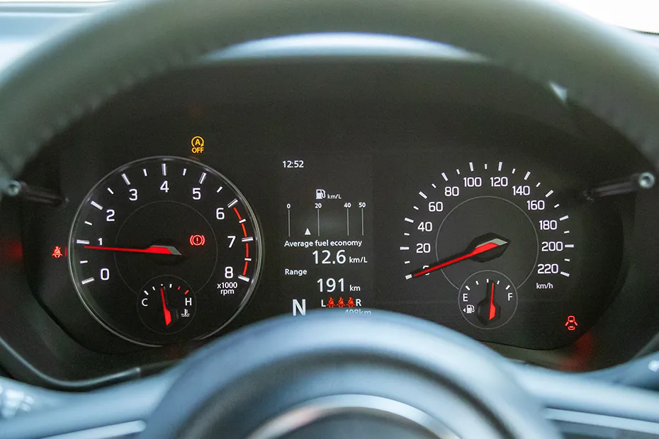 Maruti Suzuki Swift Interior — Instrument Cluster