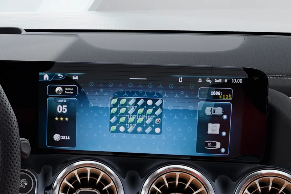 Mercedes-Benz GLA Interior — Infotainment System Main Menu
