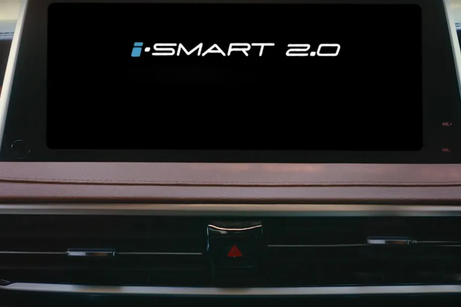 MG Gloster Interior — Infotainment System Main Menu