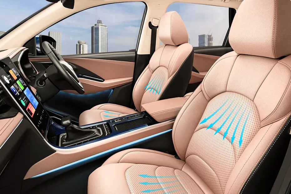 MG Hector Interior — Door View Of Driver Seat