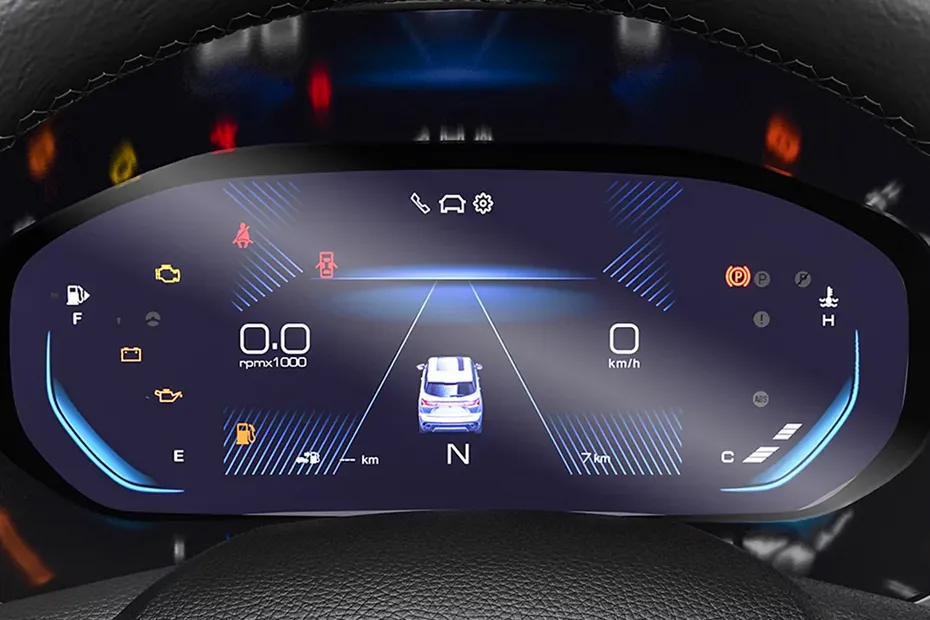 MG Hector Interior — Instrument Cluster